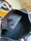 N40262 LV Keepall 50 旅行袋 Damier Graphite 帆布旅行袋 红色印花