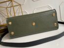 M55302 LV ON MY SIDE 手袋 撞色帆布手提单肩斜挎包 墨绿色