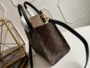 M55302 LV ON MY SIDE 手袋 撞色帆布手提单肩斜挎包 墨绿色