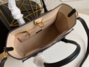 M55302 LV ON MY SIDE 手袋 撞色帆布手提单肩斜挎包 墨绿色