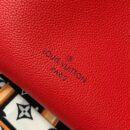 M53824 LV ON MY SIDE 手袋 撞色帆布手提单肩斜挎包 红色