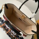 M53824 LV ON MY SIDE 手袋 撞色帆布手提单肩斜挎包 红色