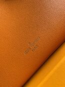 M56077 LV ON MY SIDE 手袋 撞色帆布手提单肩斜挎包 橙色