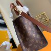 M56077 LV ON MY SIDE 手袋 撞色帆布手提单肩斜挎包 橙色