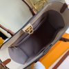 M56077 LV ON MY SIDE 手袋 撞色帆布手提单肩斜挎包 橙色