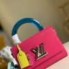 1587714486376075.jpg M56131 LV TWIST 中号手袋 Epi 皮革 LV女士单肩手提包 红色