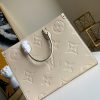 M45081 LV ONTHEGO 手袋 Monogram Empreinte Giant 压纹托特包 白色