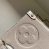 M45081 LV ONTHEGO 手袋 Monogram Empreinte Giant 压纹托特包 白色