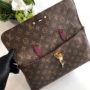 M42413 LV Venus 手袋 LV老花拼色手提包 LV挎包 葡萄红