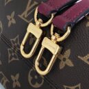 M42413 LV Venus 手袋 LV老花拼色手提包 LV挎包 葡萄红