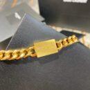 364021 YSL经典中号MONOGRAM图案型女包 圣罗兰挎包 黑色金扣