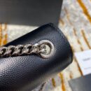 364021 YSL经典中号MONOGRAM图案型女包 圣罗兰挎包 黑色银扣
