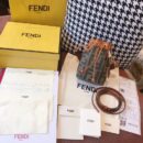 8BS010 Fendi Mon Tresor小号水桶手袋 Fendi女包 芬迪迷你水桶包 棕色