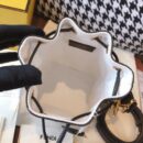8BS010 Fendi Mon Tresor小号水桶手袋 芬迪迷你水桶包 白色