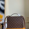 M51187 LV Vintage 手袋 LV女包 Monogram帆布复古邮差包 LV邮差包