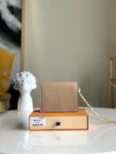 M69204 LV MYLOCKME 迷你链条包 LV单肩斜挎手拿包 灰褐色