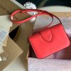 M55949 LV Pont 9 手袋 LV2020新款 磨面牛皮花卉磁扣女包 菊粉色