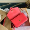 M55949 LV Pont 9 手袋 LV2020新款 磨面牛皮花卉磁扣女包 菊粉色