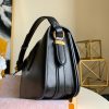 M55948 LV Pont 9 手袋 LV2020新款 磨面牛皮花卉磁扣女包 黑色