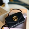 M55948 LV Pont 9 手袋 LV2020新款 磨面牛皮花卉磁扣女包 黑色