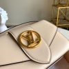 M55950 LV Pont 9 手袋 LV2020新款 磨面牛皮花卉磁扣女包 乳白色