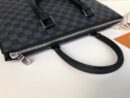 N40000 LV Anton Tote 手袋 Damier Graphite涂层帆布男士公文包