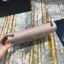 354119 YSL圣罗兰经典中号monogram图案型圣罗兰鳄鱼纹流苏挎包 粉色