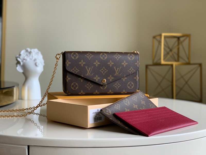 M61276 LV POCHETTE FELICIE 手袋 LV三合一链条包 LV三件套