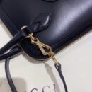 621220 Gucci 马衔扣1955系列小号手提包 Gucci牛皮贝壳包 黑色