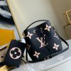 M56889 LV CRAFTY NEONEO 中号手袋 超大 Monogram 印花水桶包 奶白色