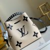 M56889 LV CRAFTY NEONEO 中号手袋 超大 Monogram 印花水桶包 奶白色