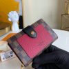 1599014939316567.jpg N60381 LV JULIETTE 钱夹 Damier Ebene 涂层帆布钱包 酒红色