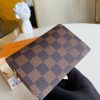 N60380 LV JULIETTE 钱夹 Damier Ebene 涂层帆布钱包 奶白色