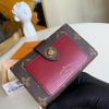 M69433 LV JULIETTE 钱夹 经典Monogram 帆布钱包 酒红色