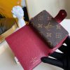 M69433 LV JULIETTE 钱夹 经典Monogram 帆布钱包 酒红色