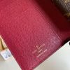 M69433 LV JULIETTE 钱夹 经典Monogram 帆布钱包 酒红色