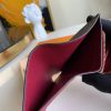M69433 LV JULIETTE 钱夹 经典Monogram 帆布钱包 酒红色