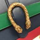 448075 Gucci Dionysus 系列皮革手提包 Gucci竹节酒神包 蓝色