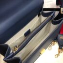 448075 Gucci Dionysus 系列皮革手提包 Gucci竹节酒神包 蓝色