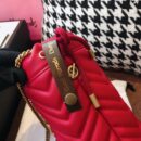575163 Gucci GG Marmont系列迷你水桶包 Gucci圆筒包 红色