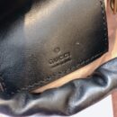 575163 Gucci GG Marmont系列迷你水桶包 Gucci圆筒包 黑色