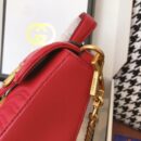 547260 Gucci GG Marmont系列迷你手提包 绗缝V型皮革 芙蓉红
