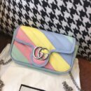 476433 Gucci GG Marmont系列绗缝皮革超迷你手袋 马卡龙系列女包 淡彩色