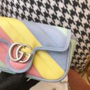 476433 Gucci GG Marmont系列绗缝皮革超迷你手袋 马卡龙系列女包 淡彩色