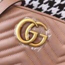 447632 Gucci GG Marmont系列小号绗缝肩背包 古驰相机包 裸色