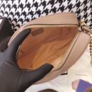 447632 Gucci GG Marmont系列小号绗缝肩背包 古驰相机包 裸色