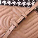 447632 Gucci GG Marmont系列小号绗缝肩背包 古驰相机包 裸色