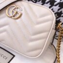 448065 Gucci GG Marmont系列绗缝迷你手袋 古驰相机包 白色