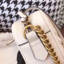 448065 Gucci GG Marmont系列绗缝迷你手袋 古驰相机包 白色