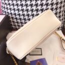 448065 Gucci GG Marmont系列绗缝迷你手袋 古驰相机包 白色